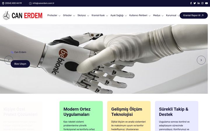 Screenshot of canerdem.com.tr