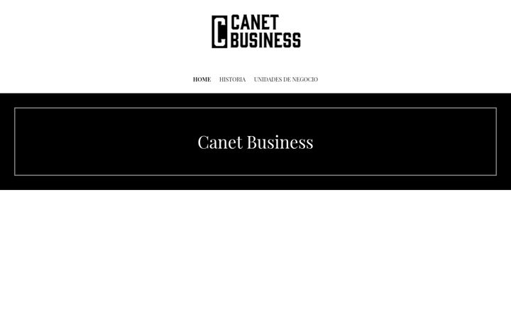Screenshot of canetbusiness.com