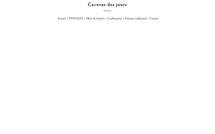 Screenshot of canevasdesjours.com