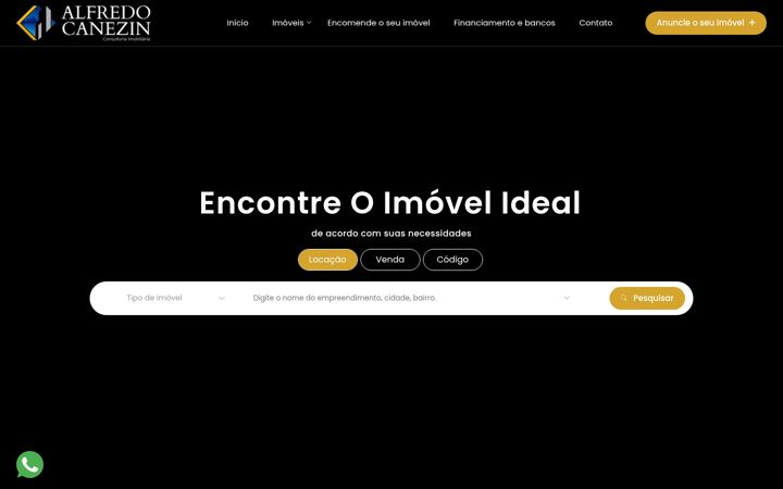 Screenshot of canezin.com.br