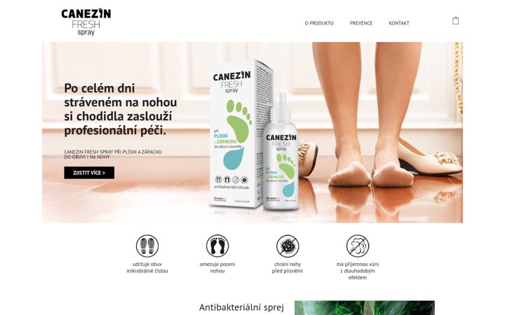 Screenshot of canezin.cz