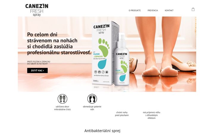 Screenshot of canezin.sk