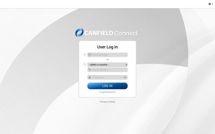 Screenshot of canfieldconnect.com