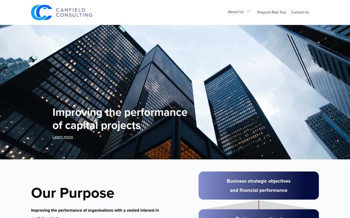 Screenshot of canfieldconsult.com
