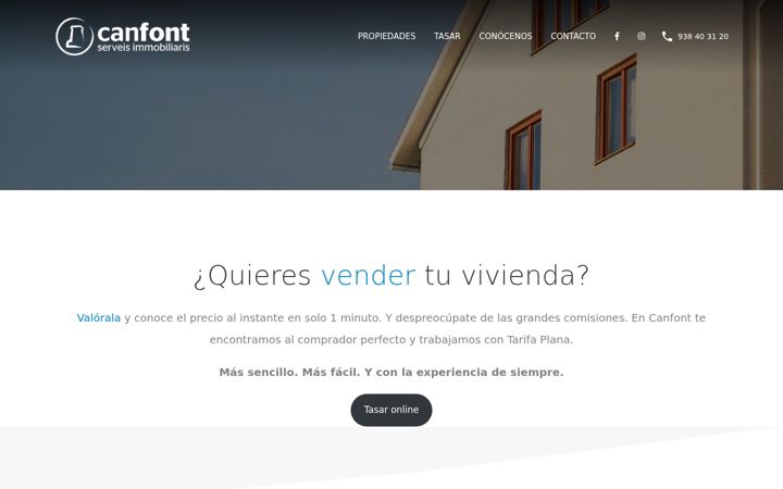 Screenshot di canfont.net