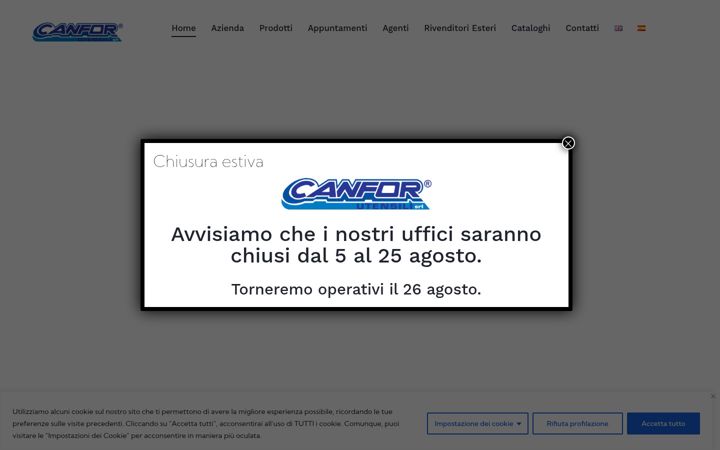 Screenshot stránky canfor.it
