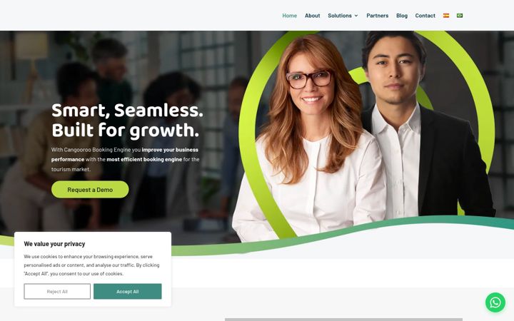 Screenshot of cangooroo.com.br