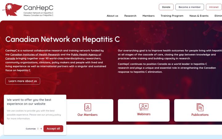 Screenshot του canhepc.ca