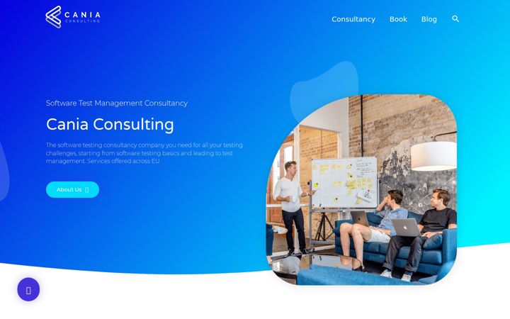 Screenshot of cania-consulting.com