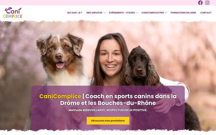 Screenshot of canicomplice.fr