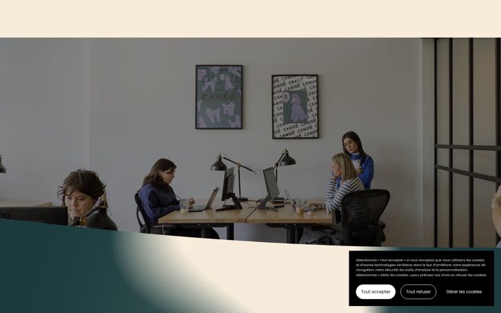 Screenshot von canide.co