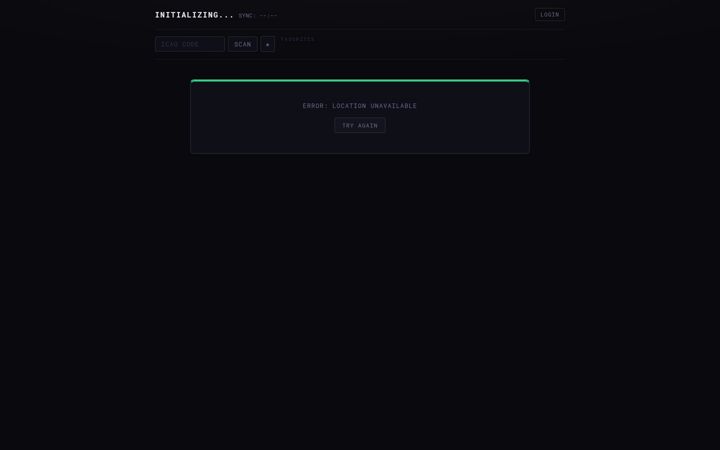 Screenshot of canifly.app