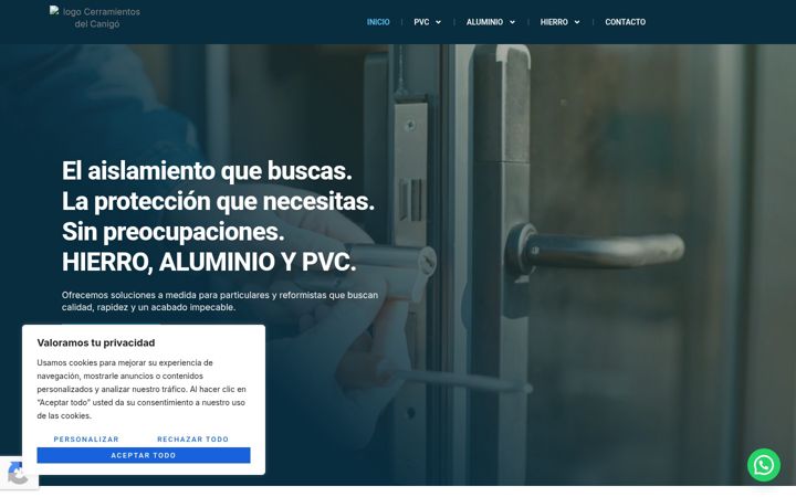 Screenshot of canigocerramientos.com