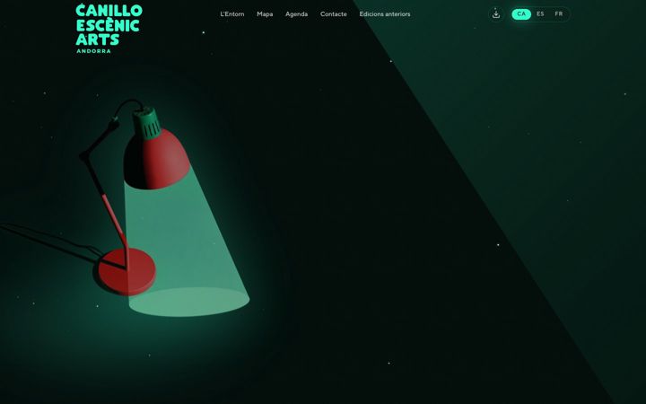Screenshot of canilloescenicarts.com