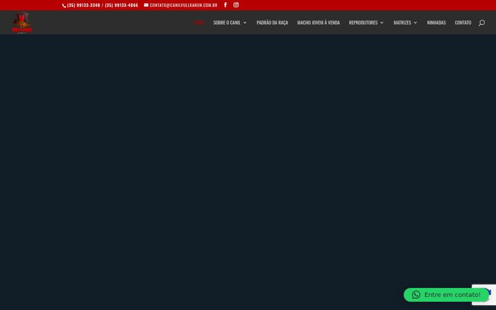 Screenshot of canilvullkanun.com.br