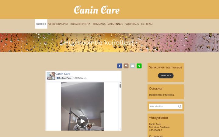 Screenshot of canincare.com