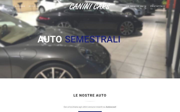 Screenshot of caninicars.it