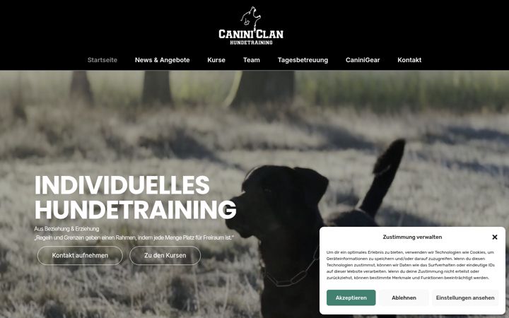 Screenshot of caniniclan.de