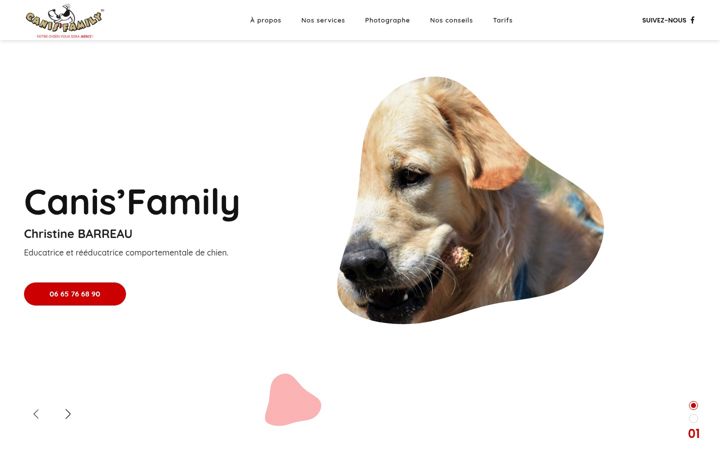 Screenshot of canis-family.com