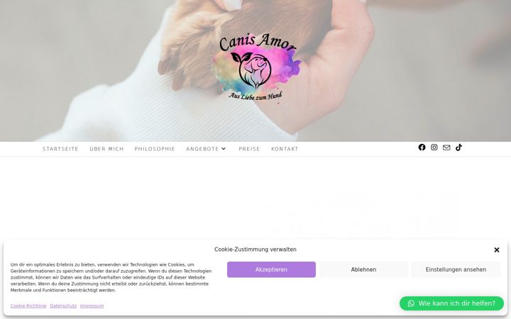 Képernyőkép: canisamor.de