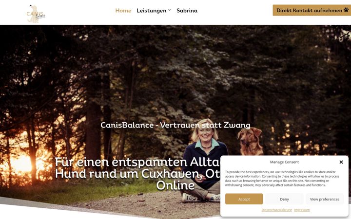 Screenshot of canisbalance.com