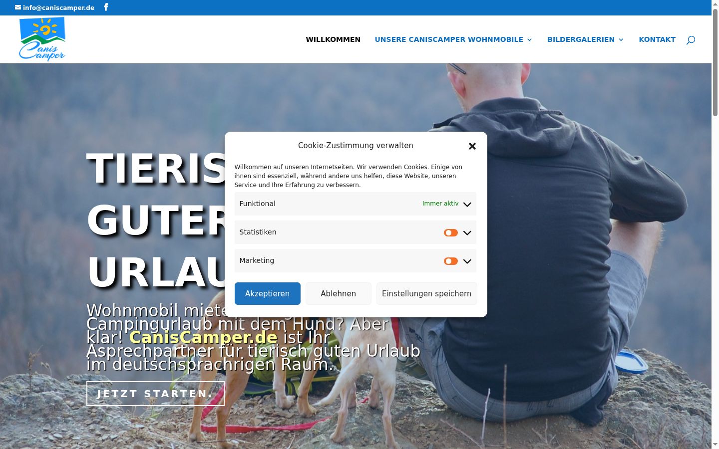 Screenshot tal-banner tal-kunsens muri qabel kwalunkwe interazzjoni