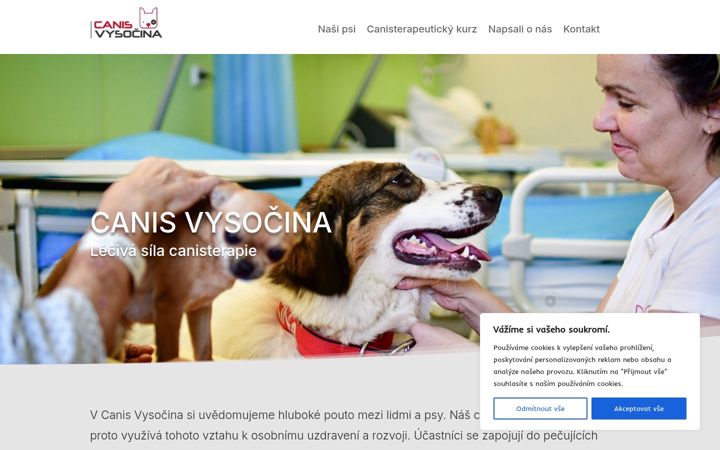 Screenshot ta' canisvysocina.cz