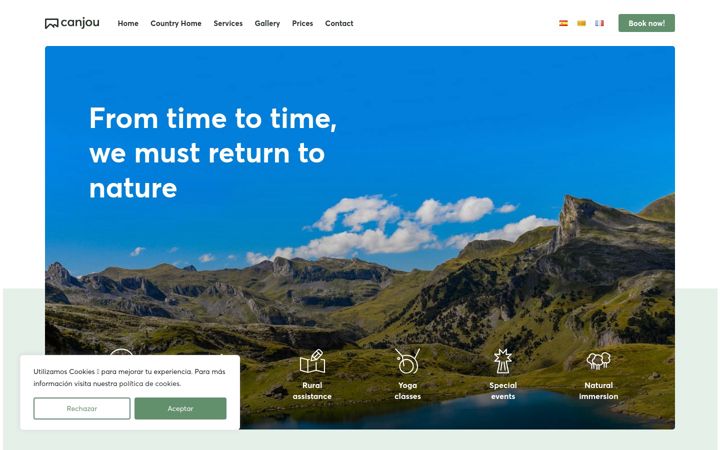 Screenshot of canjou.com