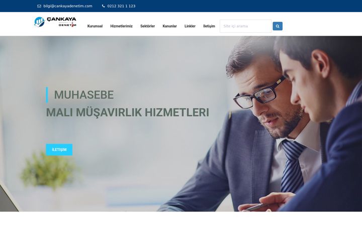 Screenshot of cankayadenetim.com