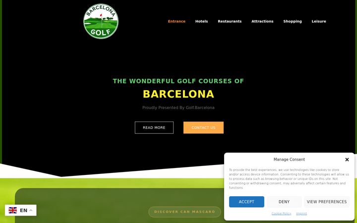Skärmbild av canmascaro.golf
