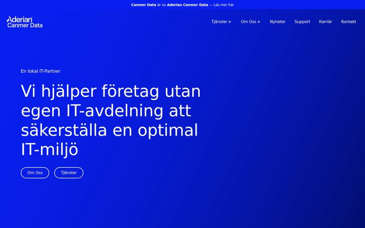 Screenshot of canmer.se