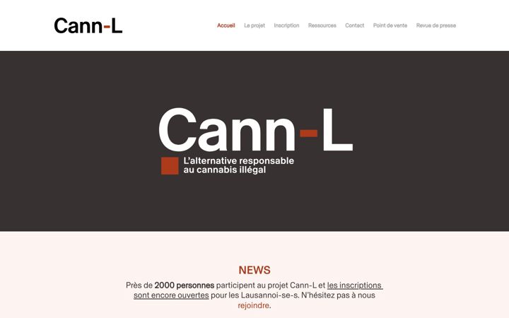 Screenshot of cann-l.ch