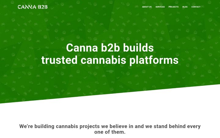 Screenshot of cannab2b.cz