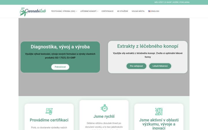 Screenshot of cannabilab.eu