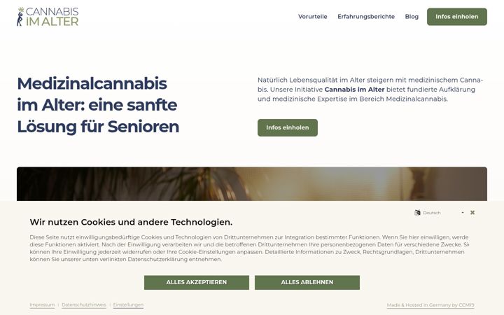 Ekrano kopija cannabis-im-alter.de