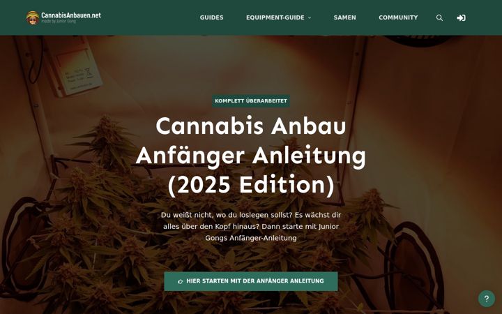 Screenshot di cannabisanbauen.net
