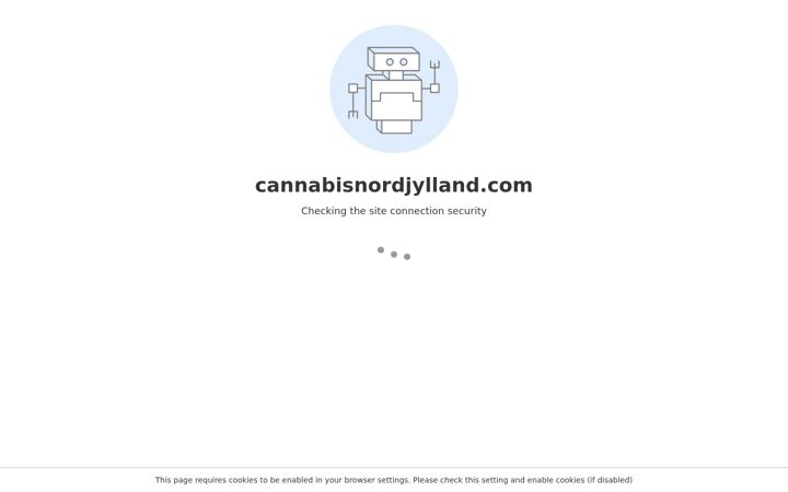 Screenshot of cannabisnordjylland.com
