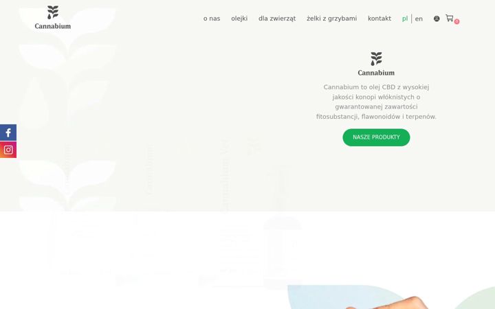 Zrzut ekranu cannabium.pl