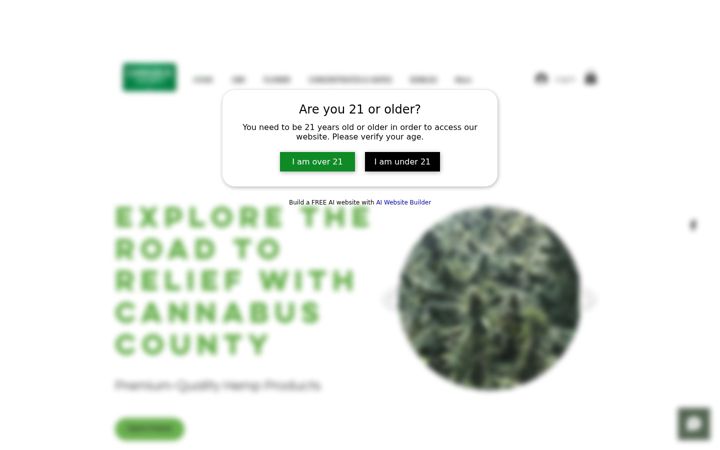 Screenshot of cannabuscounty.com