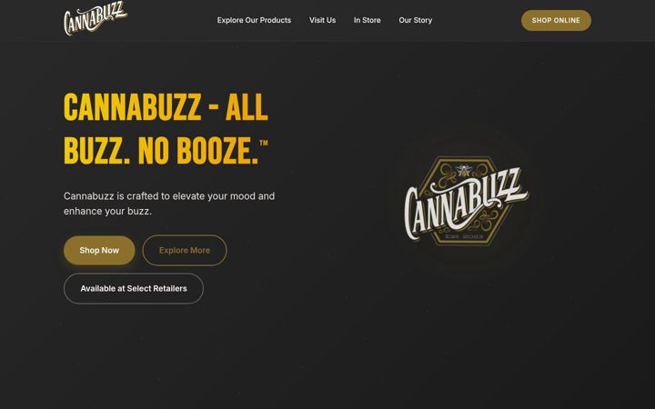 Skjermbilde av cannabuzzbar.com