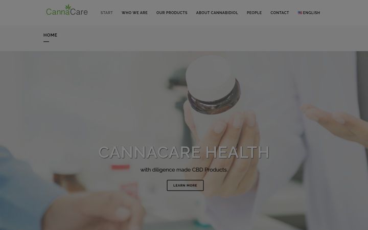 Screenshot ta' cannacare-health.de