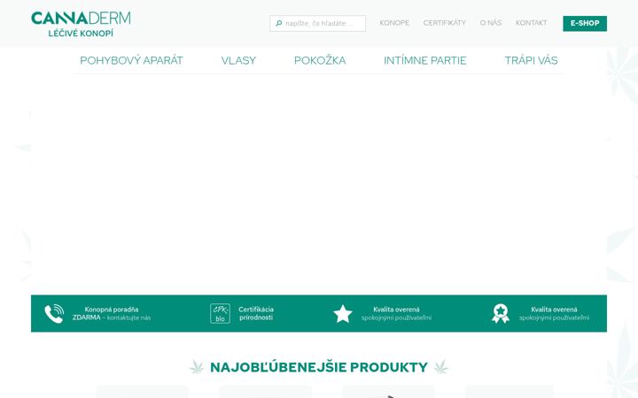 Screenshot of cannadermsk.sk