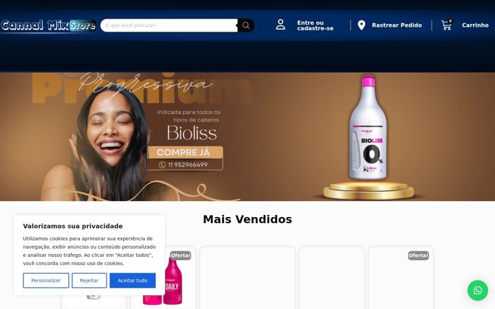 Screenshot of cannalmixstore.com