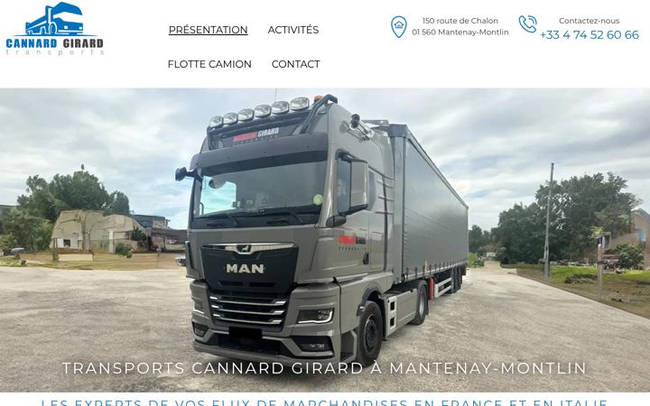 Screenshot of cannard-girard.com