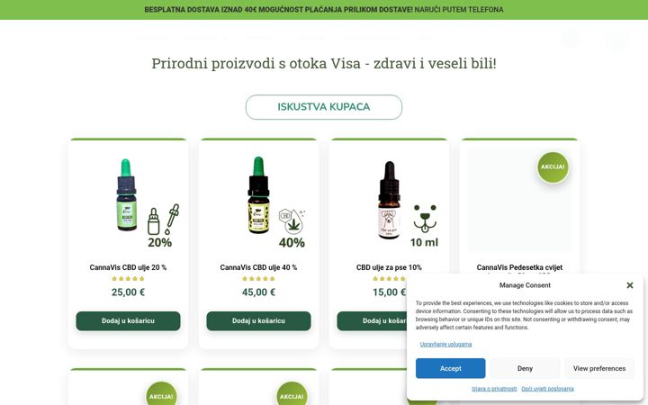 Skjermbilde av cannavis.eu