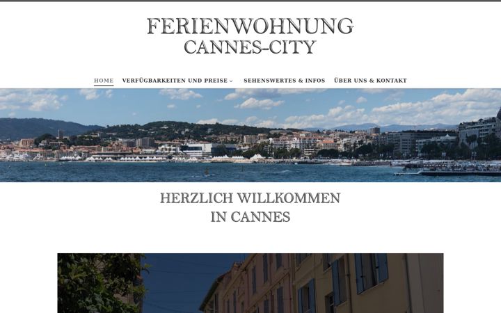 Screenshot ta' cannes-city.de