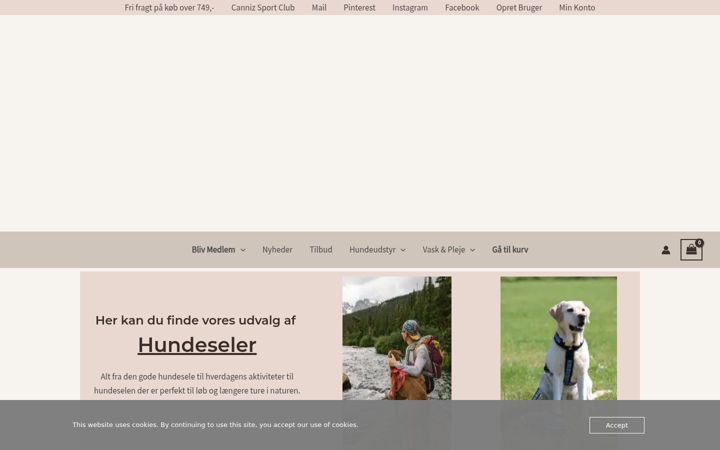 Screenshot of canniz.dk