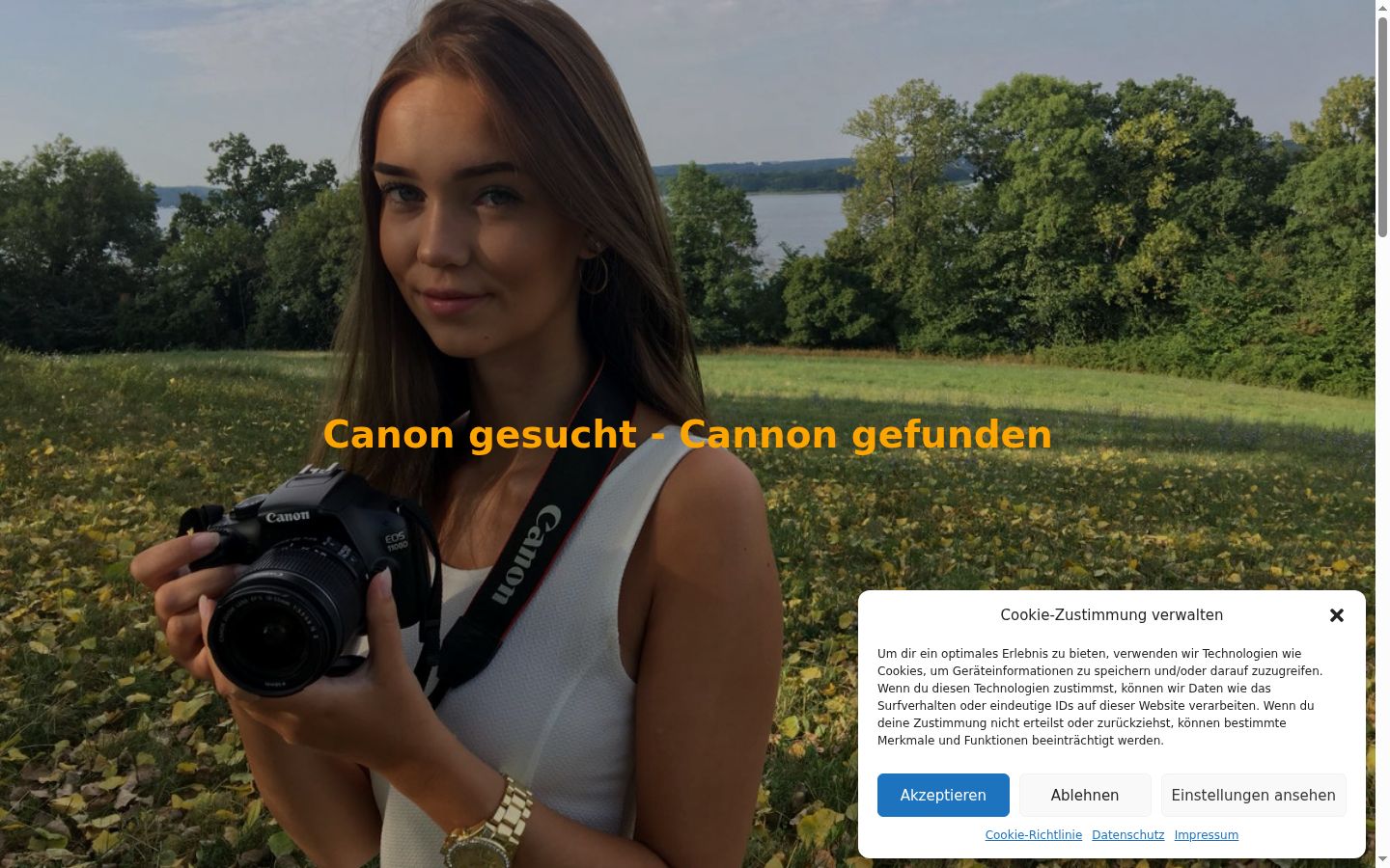 Snímek obrazovky baneru souhlasu zobrazeného před jakoukoli interakcí