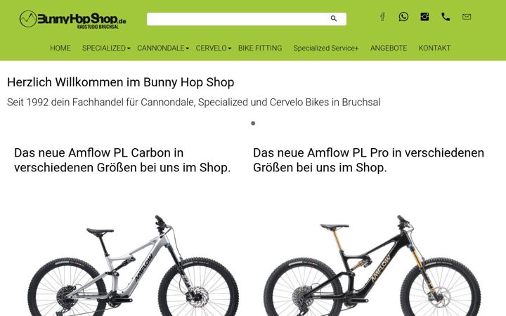Screenshot of cannondale-specialized-shop.com