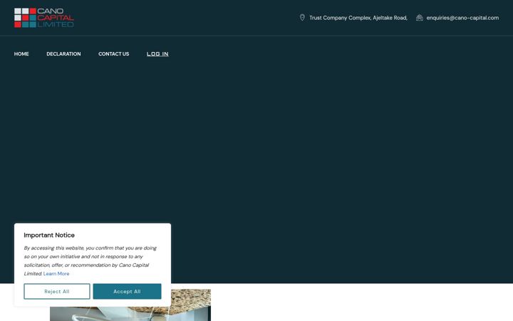 Screenshot of cano-capital.com